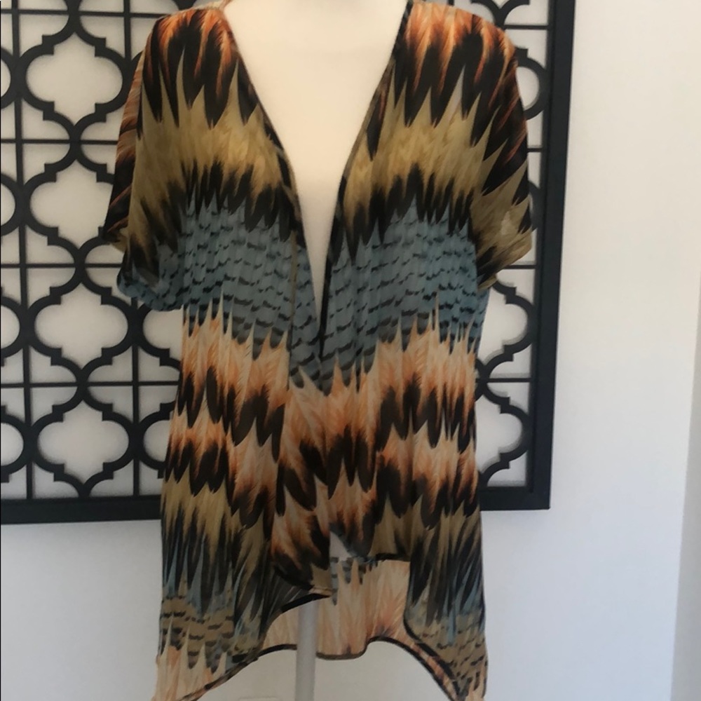 Feather boho top